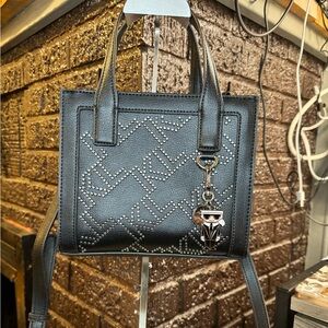Karl Lagerfeld studded mini tote